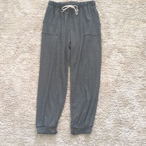 bohme striped joggers